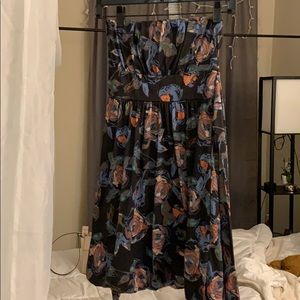 American Rag Strapless Flowe Dress